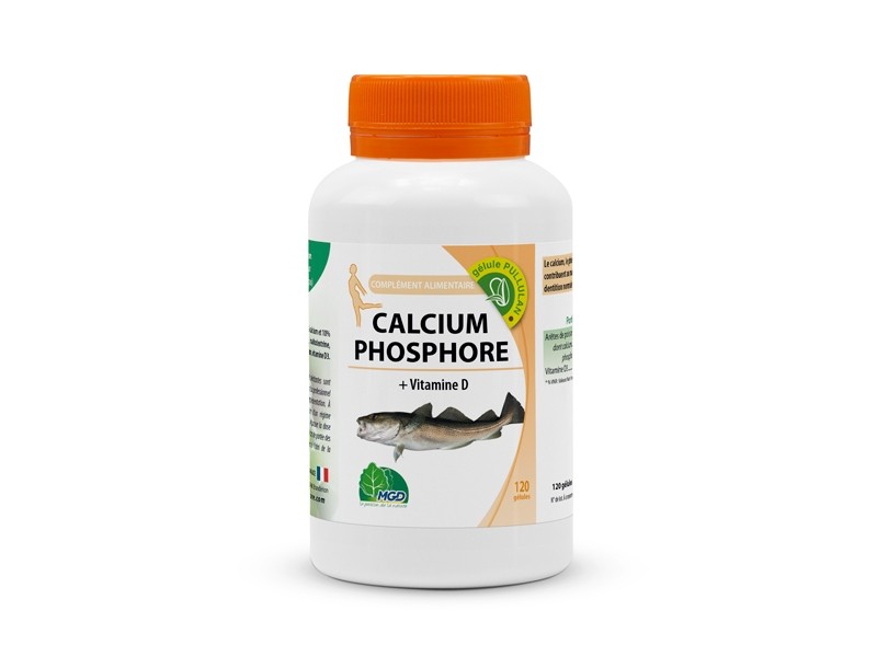 MGD CALCIUM PHOSPHORE VITAMINE D 520 Mg - 120 GELULES