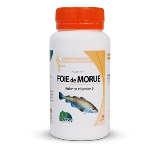 MGD NATURE HUILE DE FOIE DE MORUE 270 MG 140 CAPSULES