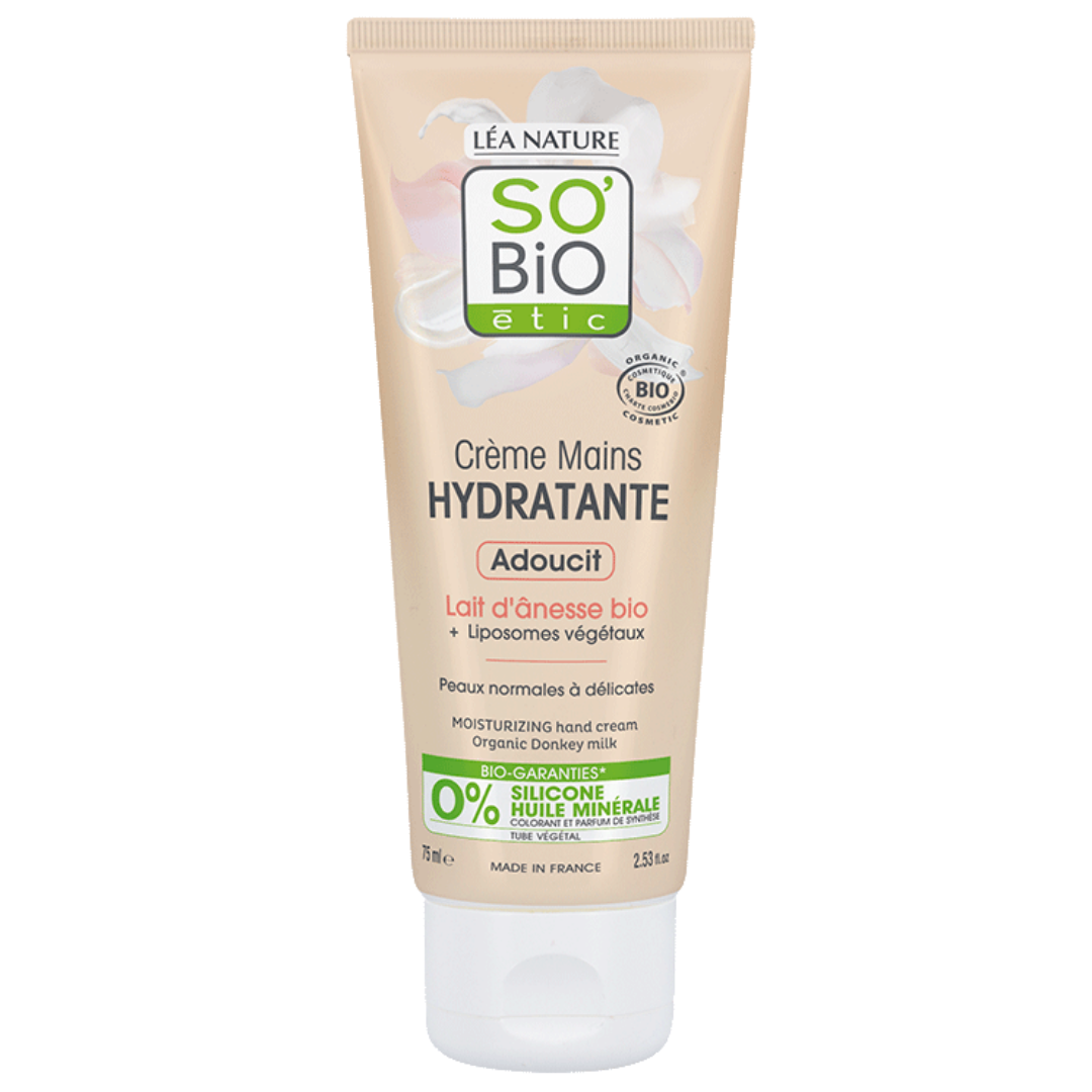 SO BIO CREME MAINS HYDRATANTE ADOUCIT 75 ML