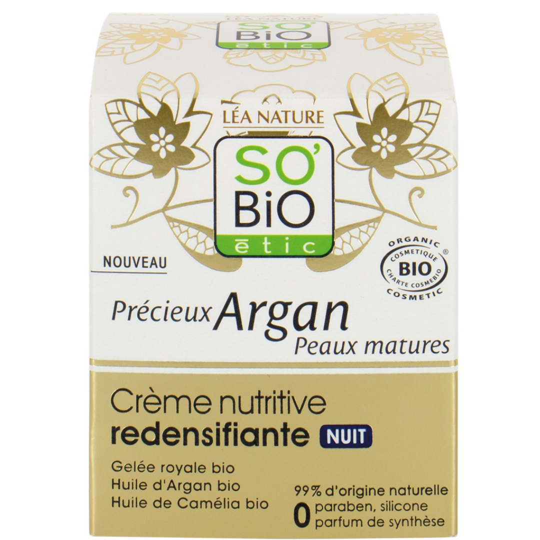 SO BIO CREME NUTRITIVE REDENSIFIANTE NUIT