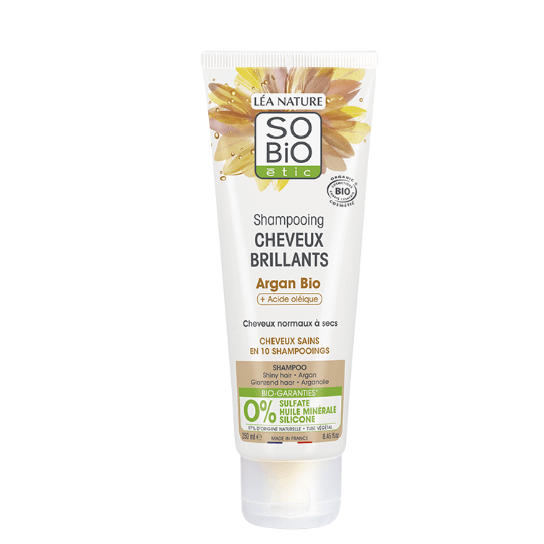 SO BIO SHAMPOING CHEVEUX BRILLANTS ARGAN BIO 250 ML