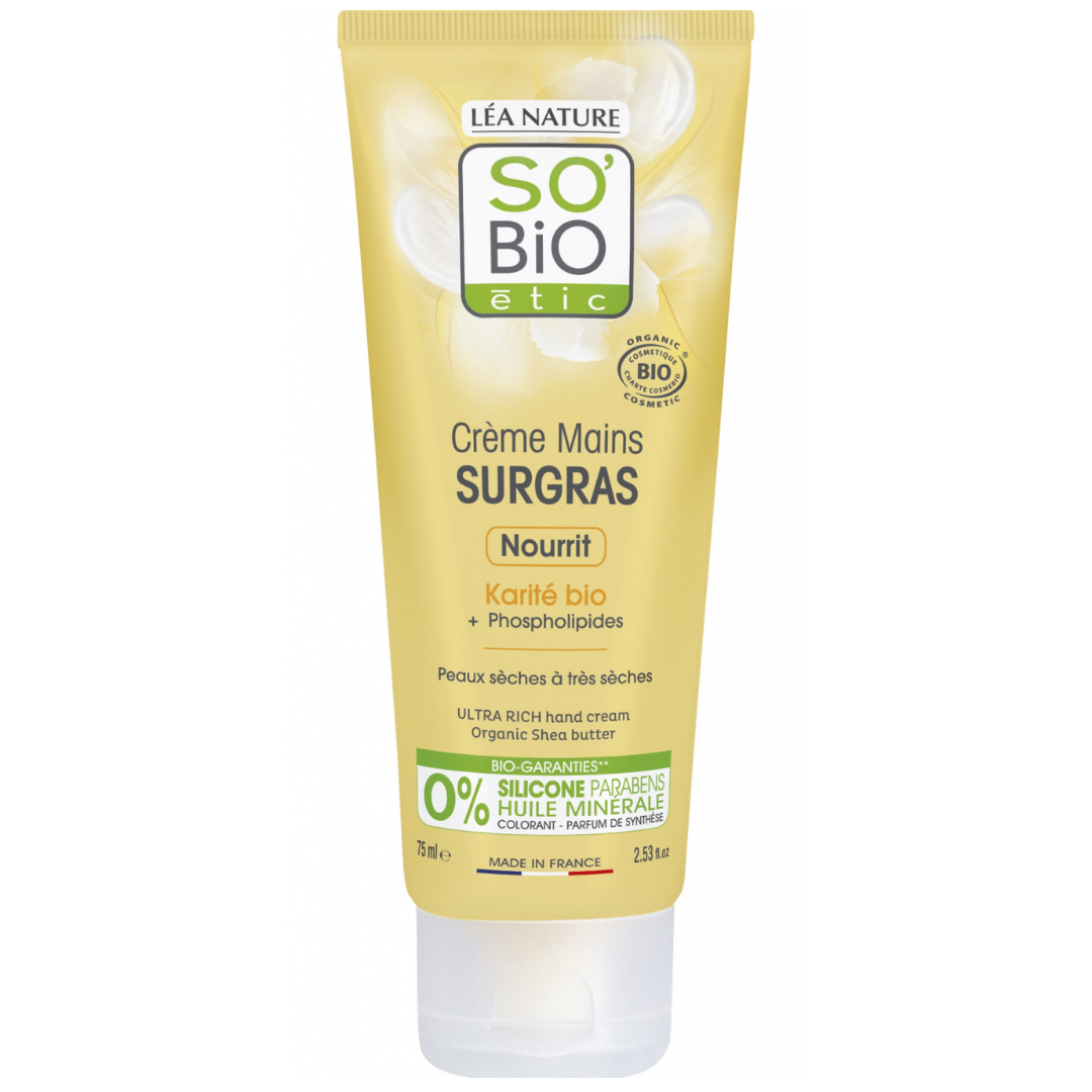 SO BIO CREME MAINS SURGRAS NOURRIT 75 ML