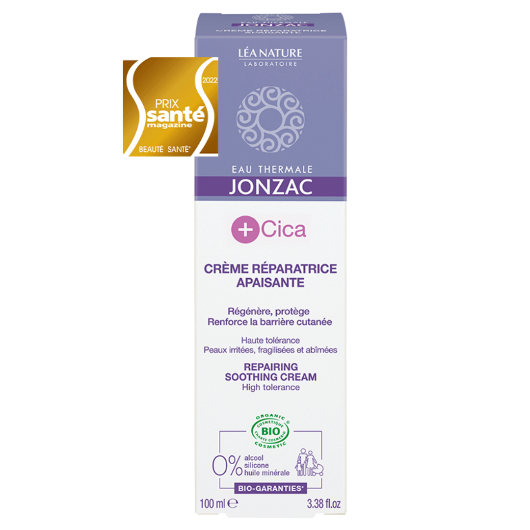 LEA NATURE EAU THERMALE JONZAC + CICA CREME REPARATRICE APAISANTE 100ML