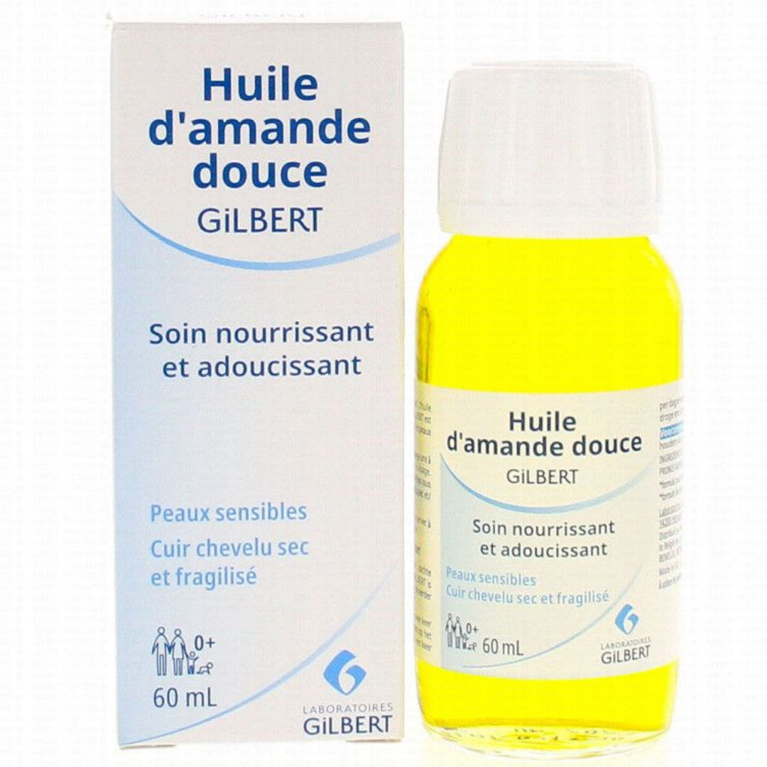GILBERT huile d'amande douce soin nourrissant et adoucissant 60ml