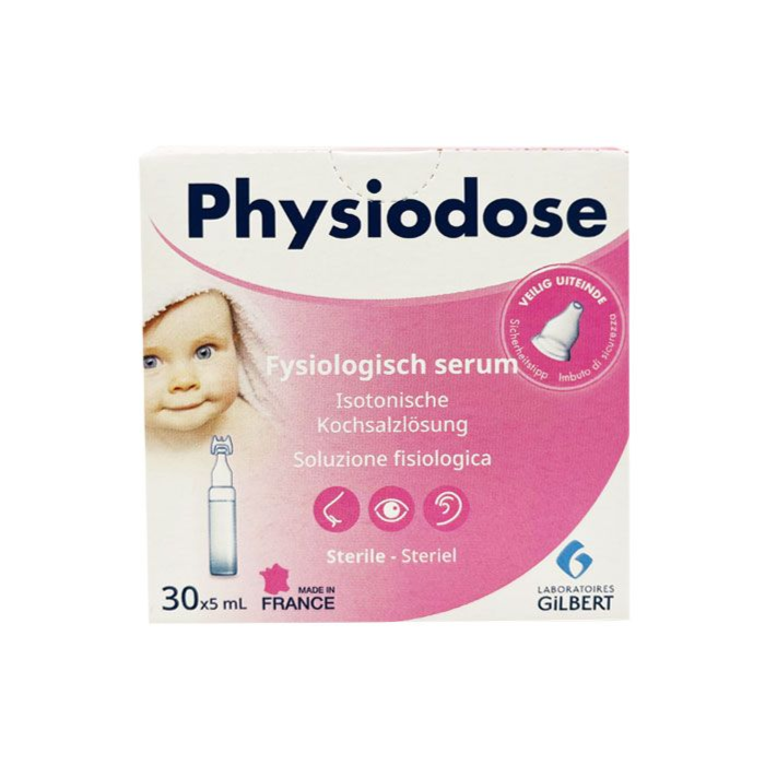 GILBERT PHYSIODOSE SERUM PHYSIOLOGIQUE SALINE SOLUTION 30*5 ML