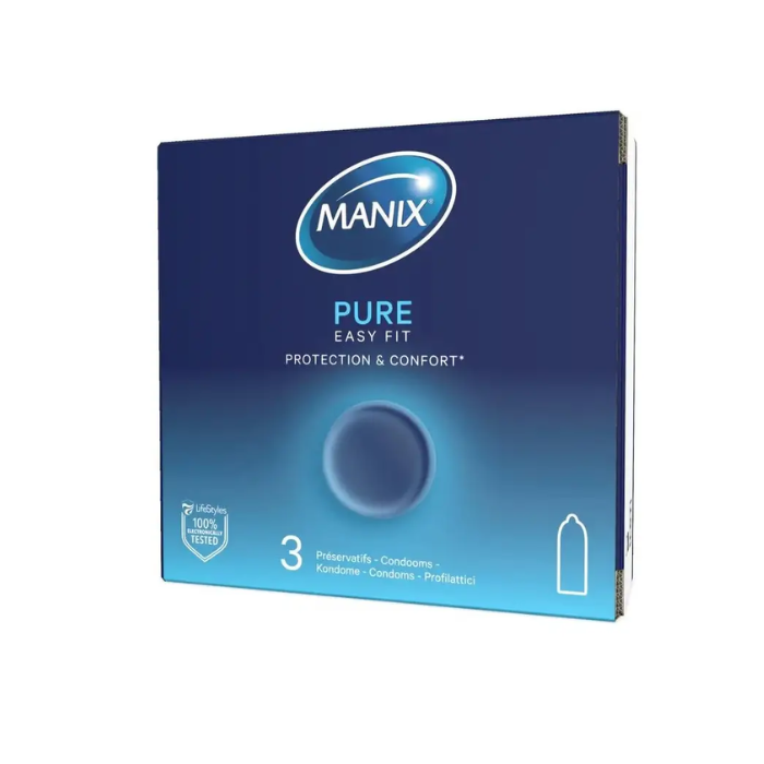 MANIX PURE EASY FIT PACK DE 3