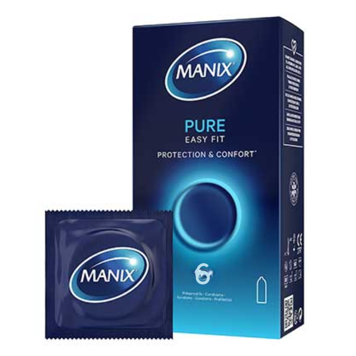 MANIX PURE EASY FIT PROTECTION ET CONFORT 24 PRESERVATIFS