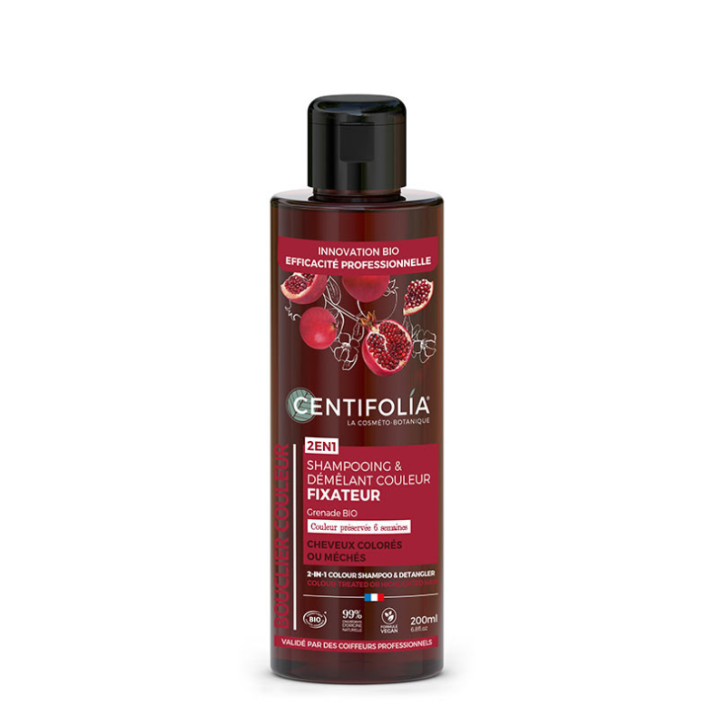 CENTIFOLIA BOUCLIER COULEUR 2EN1 SHAMPOOING ET DEMELANT COULEUR FIXATEUR 200 ML