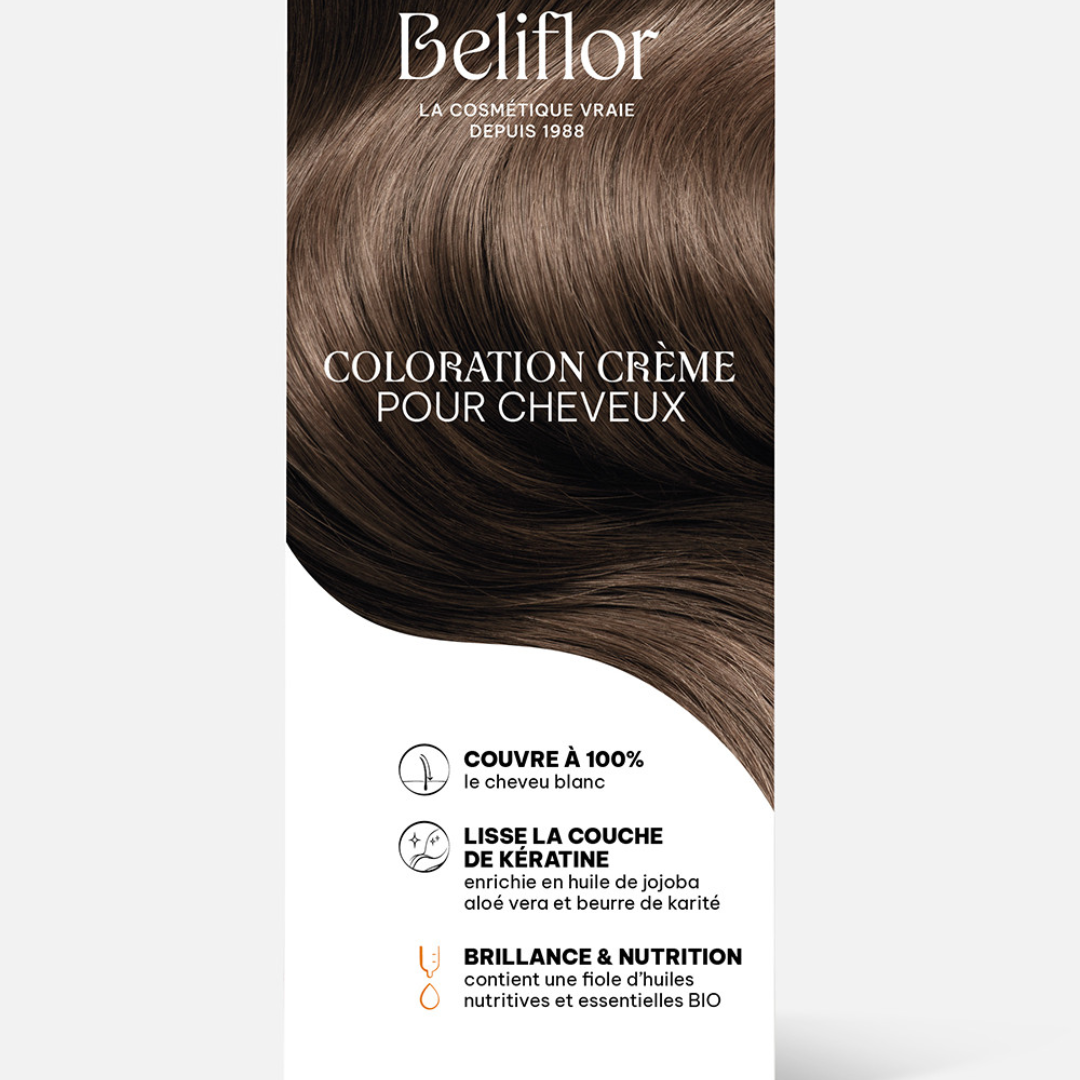 BELIFLOR COLORATION CREME POUR CHEVEUX 07 BLOND MOYEN 135 ML