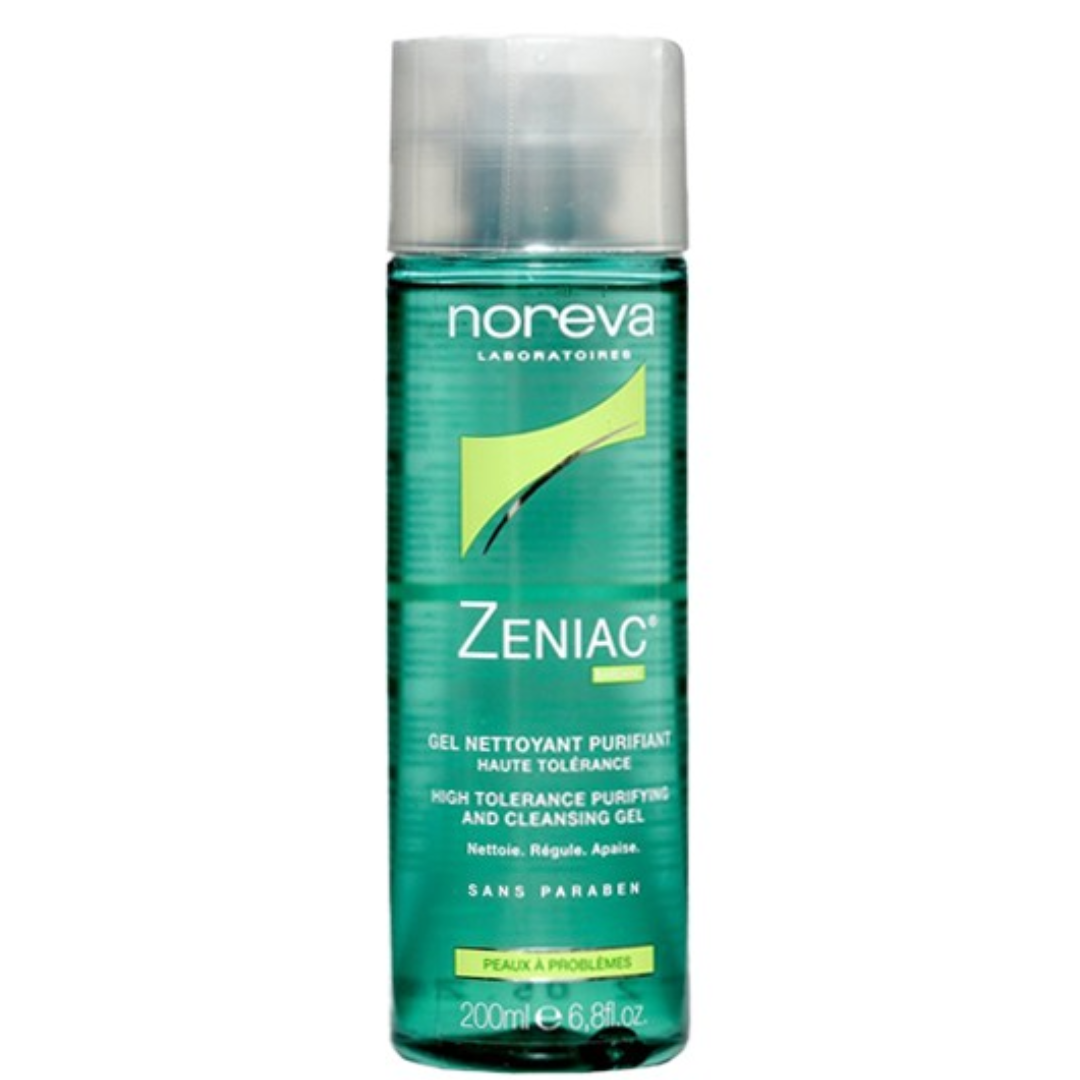 NOREVA ZENIAC GEL NETTOYANT PURIFIANT 200ML HAUTE TOLERANCE VISAGE ET CORPS 200ML