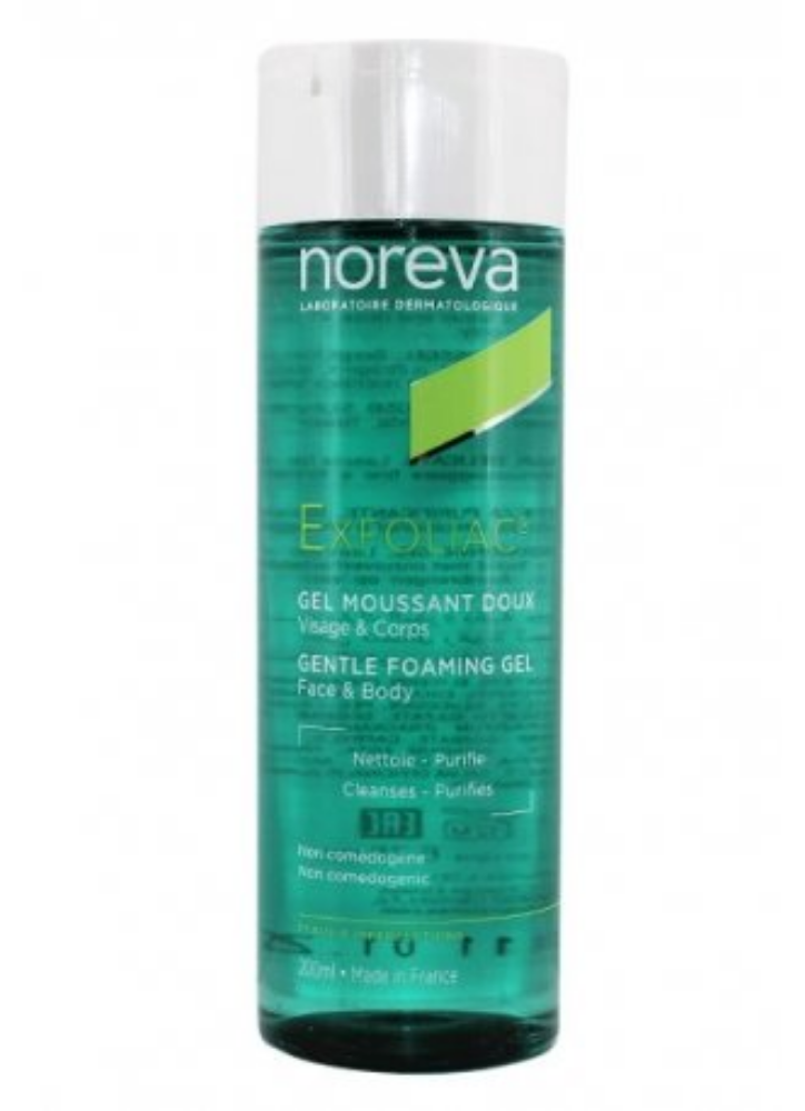 NOREVA EXFOLIAC GEL MOUSSANT DOUX 200ml
