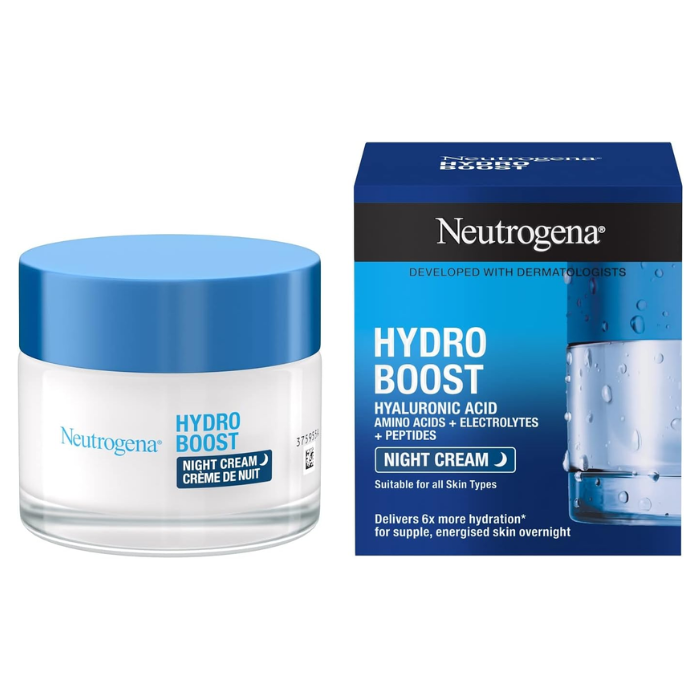 NEUTROGENA HYDRO BOOST CREME DE NUIT TOUS TYPES DE PEAUX 50ML