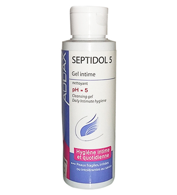 ADDAX SEPTIDOL 5 GEL INTIME NETTOYANT 125ML