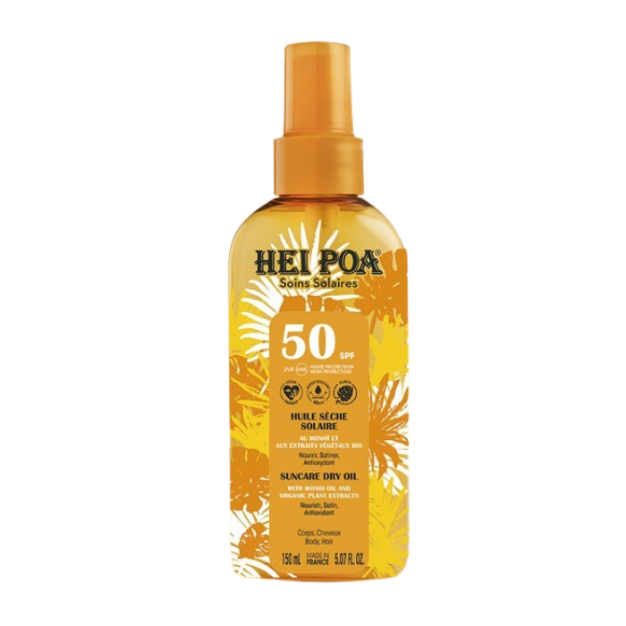 HEI POA HUILE SOLAIRE MONOI HAUTE PROTECTION SPF 50 150ML