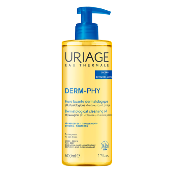 URIAGE DERM PHY HUILE LAVANTE 500 ML