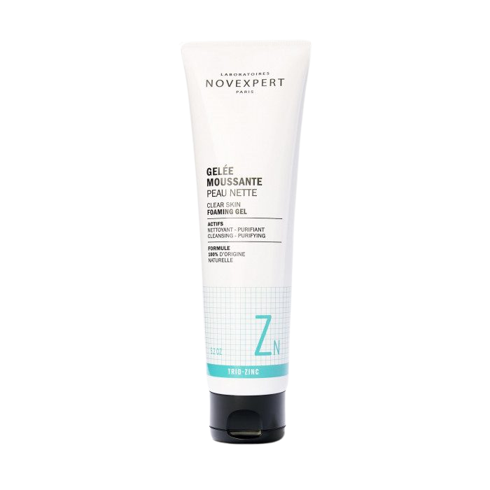 NOVEXPERT GELEE MOUSSANTE PEAU NETTE TRIO ZINC 150 ML