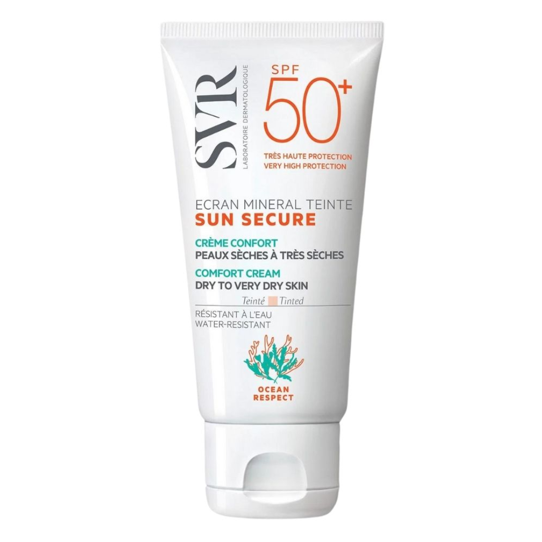 SVR SUN SECURE ECRAN MINERAL TEINTE SPF 50+ PEAUX SECHES A TRES SECHES