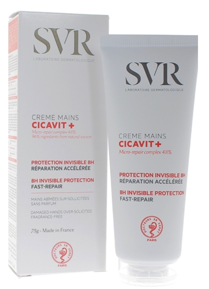 SVR CICAVIT + Crème mains Protection invisible 8h -75g
