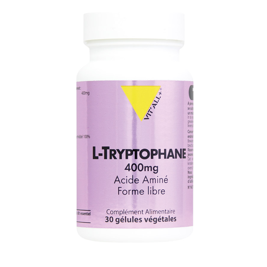 VITALL+ L TRYPTOPHANE 400 MG 30 GELULES VEGETALES