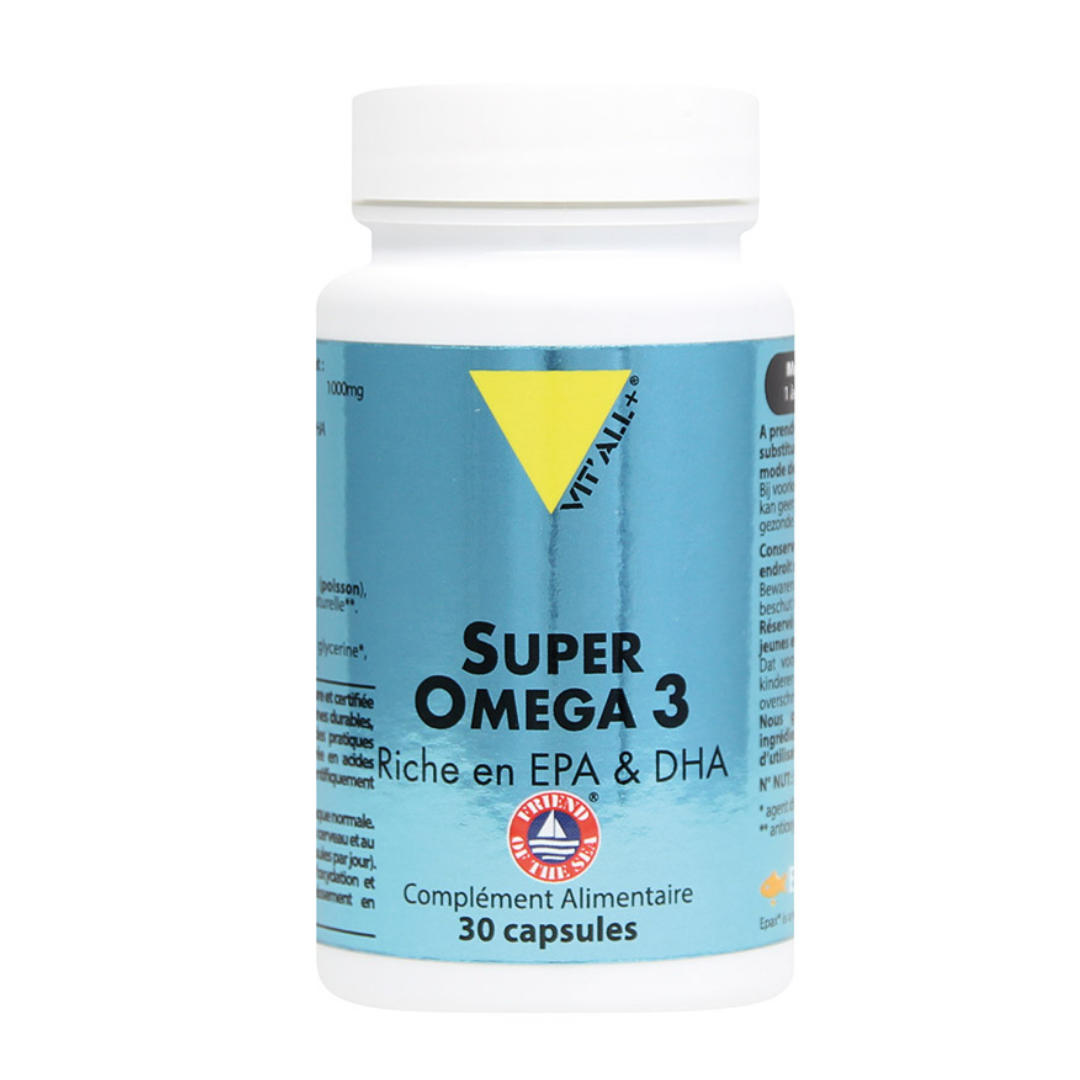 VITALL+ Super omega 3 30 gelules