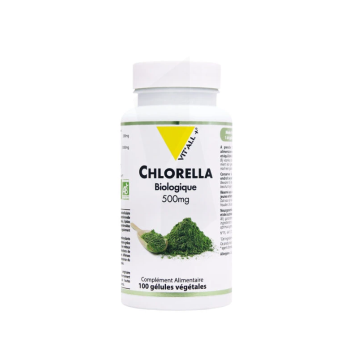 VITALL+ CHLORELLA 500 MG 100 GELULES VEGETALES