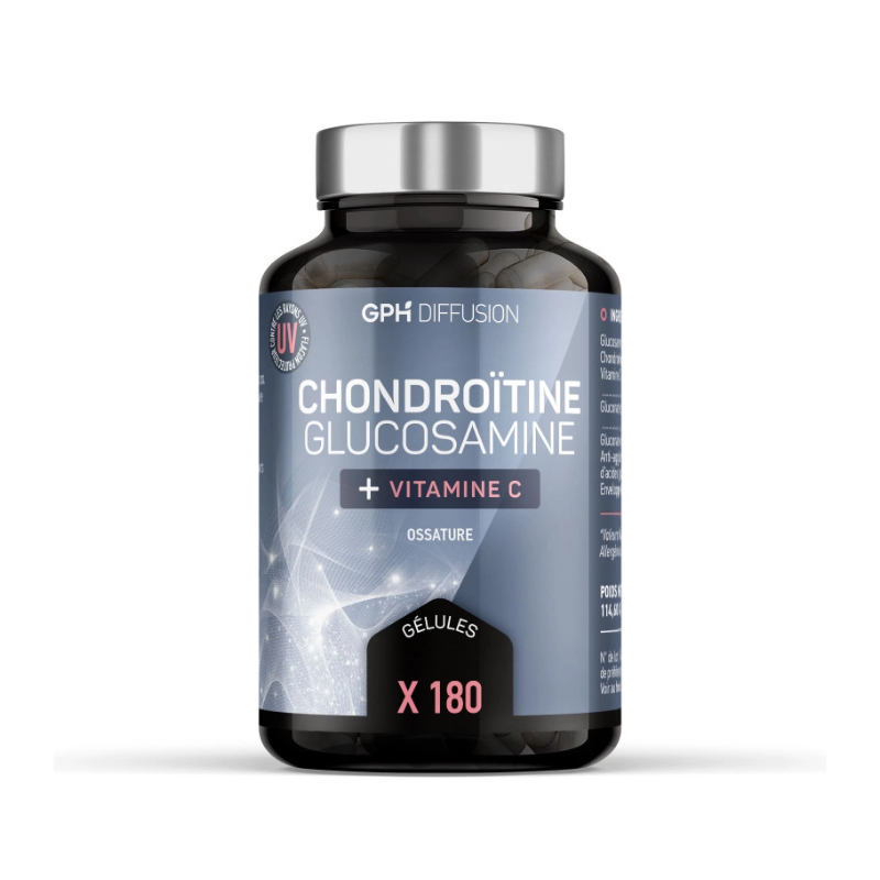 GPH CHONDROITINE GLUCOSAMINE + VITAMINE C 180 GELULES