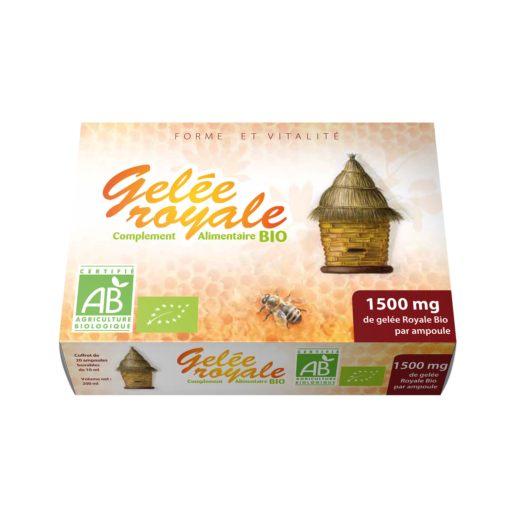 GPH GELEE ROYALE BIO 1500 mg 20 AMPOULES