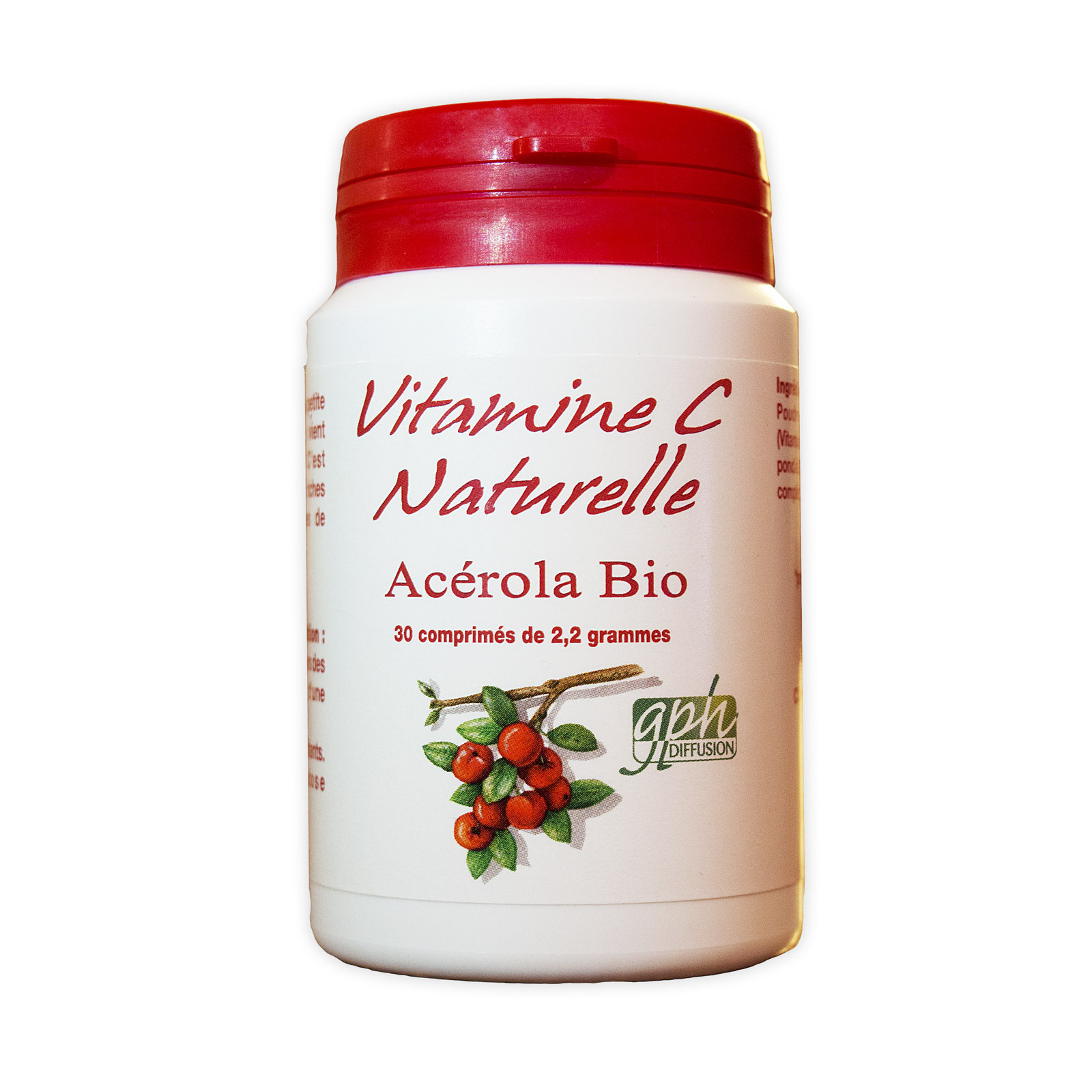GPH VITAMINE C ACEROLA BIO 2.2g - 30 comprimés