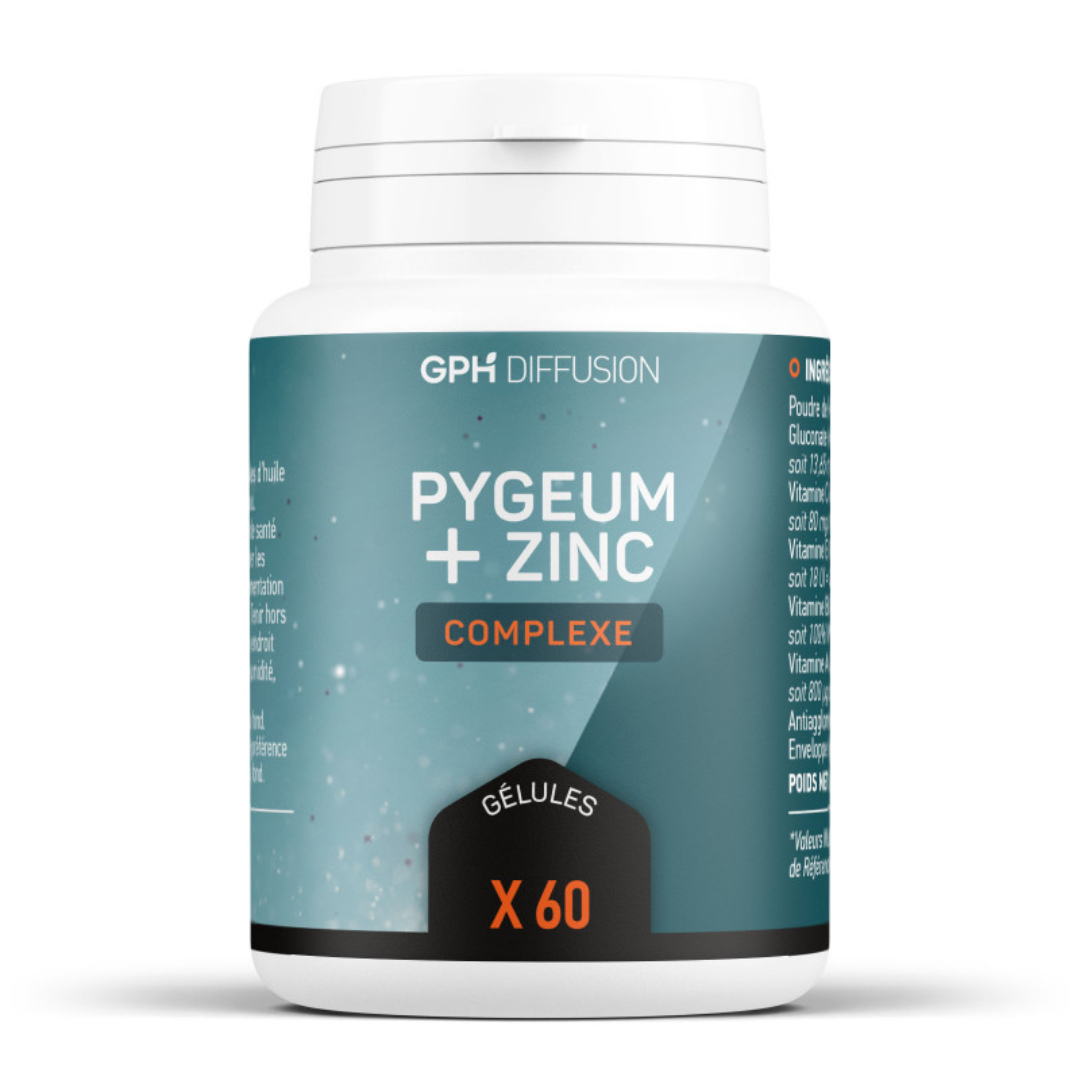 GPH PYGEUM + ZINC COMPLEXE 60 GELULES