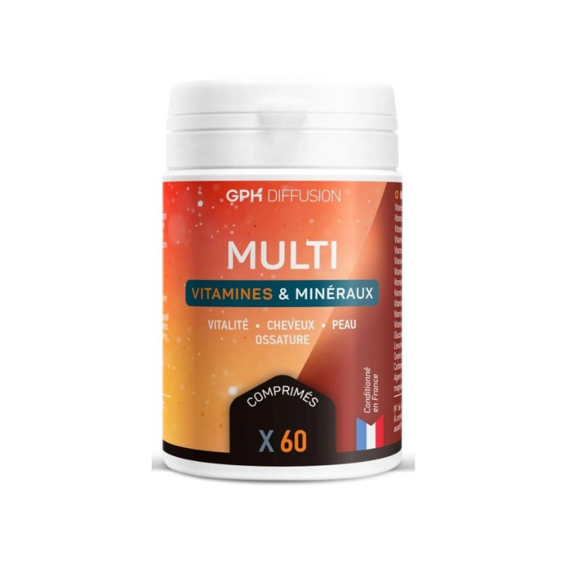 GPH MULTIVITAMINES ET MINERAUX 60 COMPRIMES