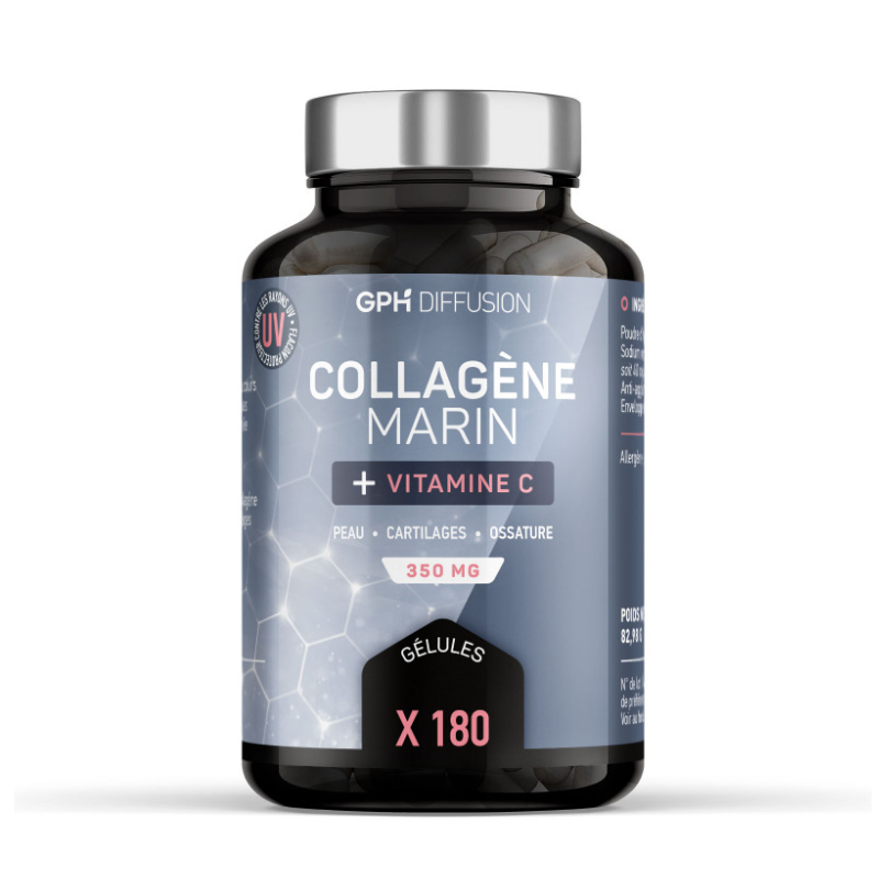 GPH COLLAGENE MARINE + VITAMINE C 350 MG 180 GELULES