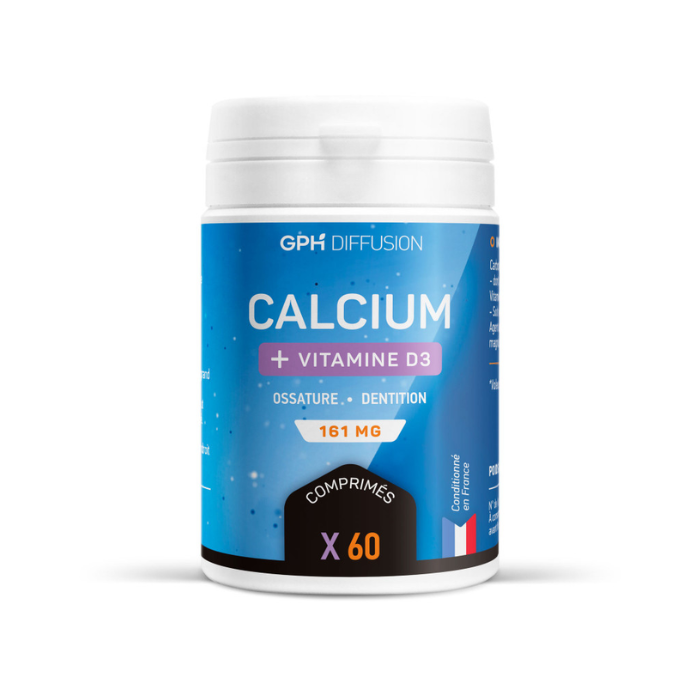 GPH CALCIUM + VITAMINE D3 161 MG 60 COMPRIMES