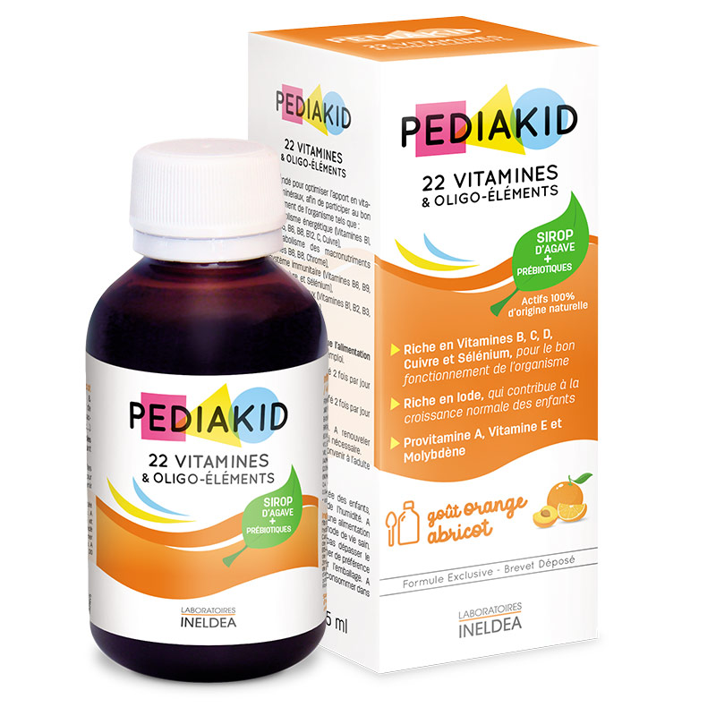 PEDIAKID 22 VITAMINES ET OLIGO-ÉLÉMENTS SIROP 125 ML