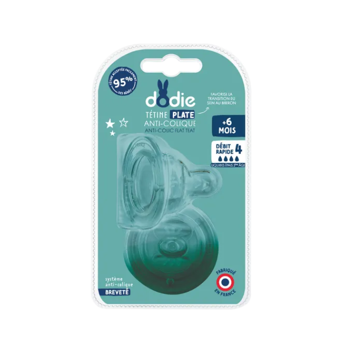 DODIE TETINE PLATE ANTI COLIQUE 6 MOIS DEBIT 4