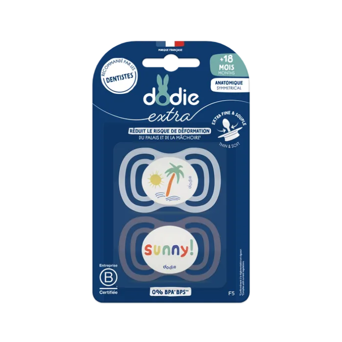 DODIE SUCETTE ANATOMIQUE EXTRA 18 MOIS PLUS F5