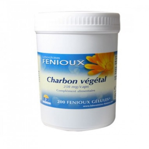 FENIOUX CHARBON VEGETAL 200 GELULES