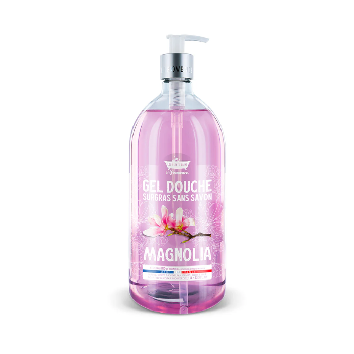 LES PETITS BAINS DE PROVANCE MAGNOLIA GEL DOUCHE SURGRAS SANS SAVON 1 L
