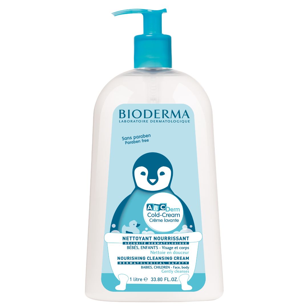 BIODERMA ABCDERM COLD CREAM CREME LAVANTE NOURRISSANTE 1L