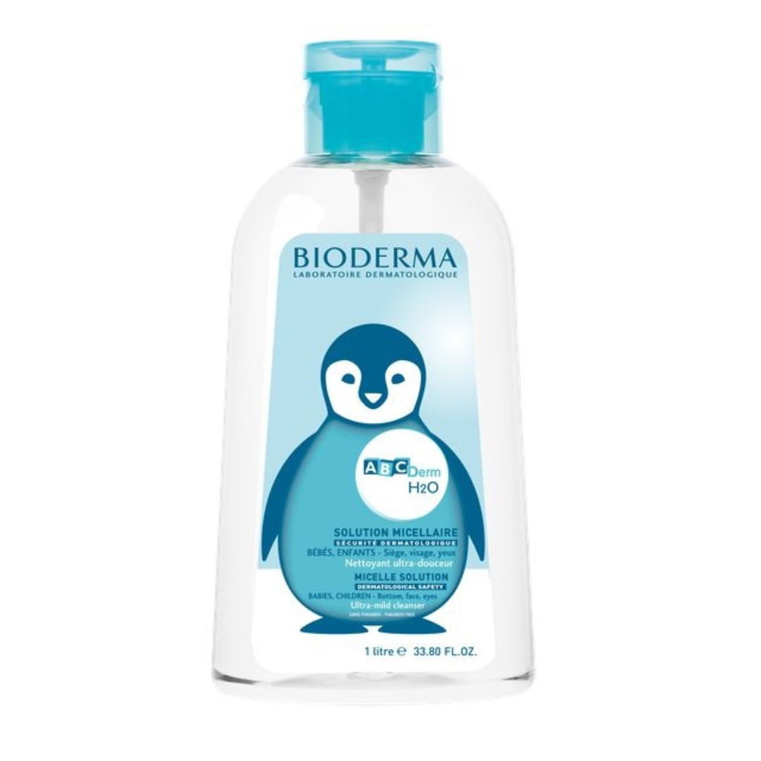 BIODERMA ABCDERM H2O SOLUTION MICELLAIRE NETTOYANT ULTRA DOUCEUR 1L