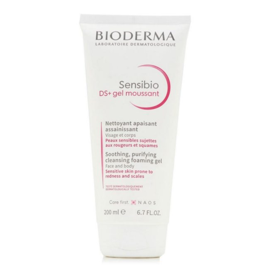 BIODERMA SENSIBIO DS+ GEL MOUSSANT NETTOYANT APAISANT 200 ML VISAGE ET CORPS