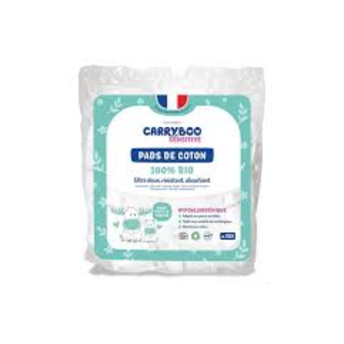 CARRYBOO SENSITIVE PADS DE COTON 150