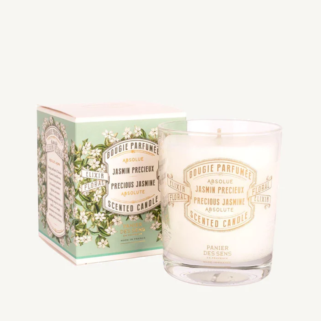 PANIER DES SENS BOUGIE PARFUMEE HUILE ESSENTIELLE JASMIN PRECIEUX
