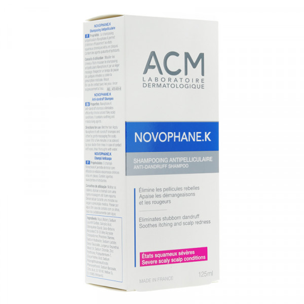 ACM NOVOPHANE K SHAMPOING ANTIPELLICULAIRE SQUAMES SEVERES 125ML
