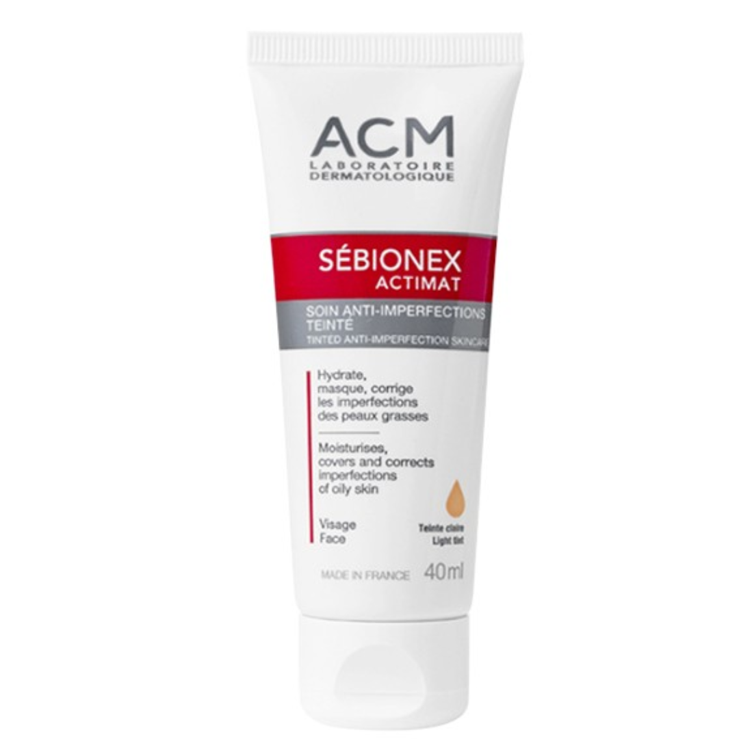 ACM SEBIONEX ACTIMAT SOIN ANTI IMPPERFECTION TEINTEE CLAIRE 40 ML
