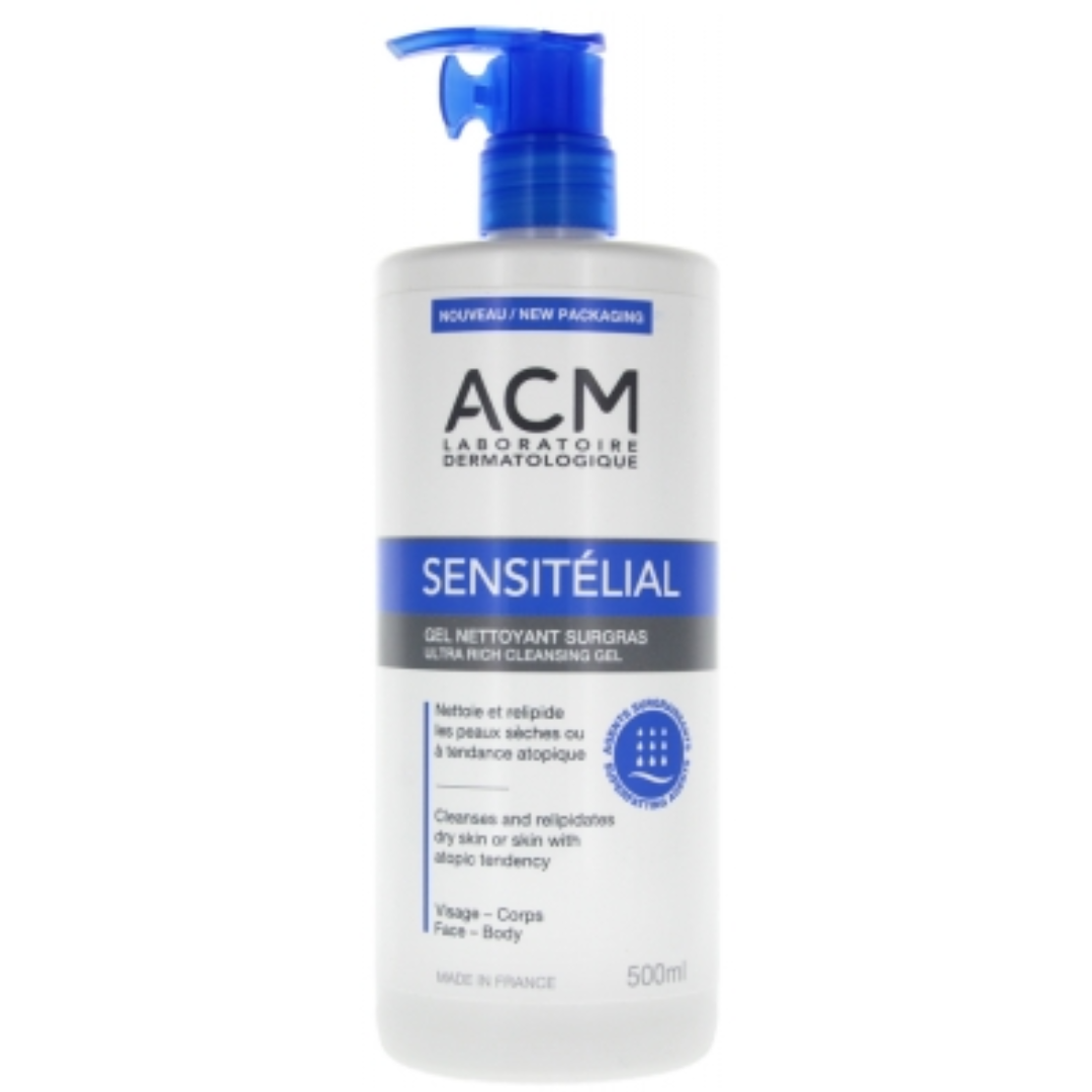 ACM SENSITELIAL GEL NETTOYANT SURGRAS 500 ML