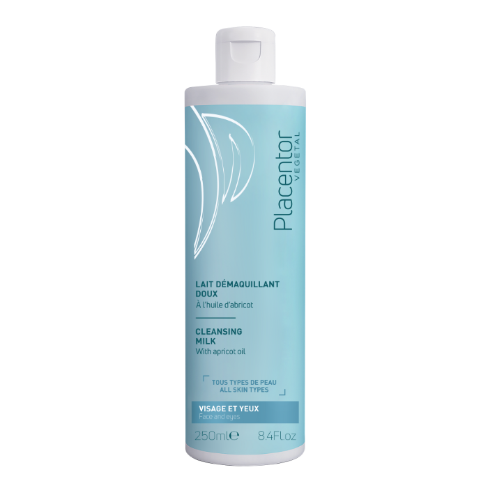 PLACENTOR LAIT DEMAQUILLANT DOUX A L'HUILE D'ABRICOT 250 ML