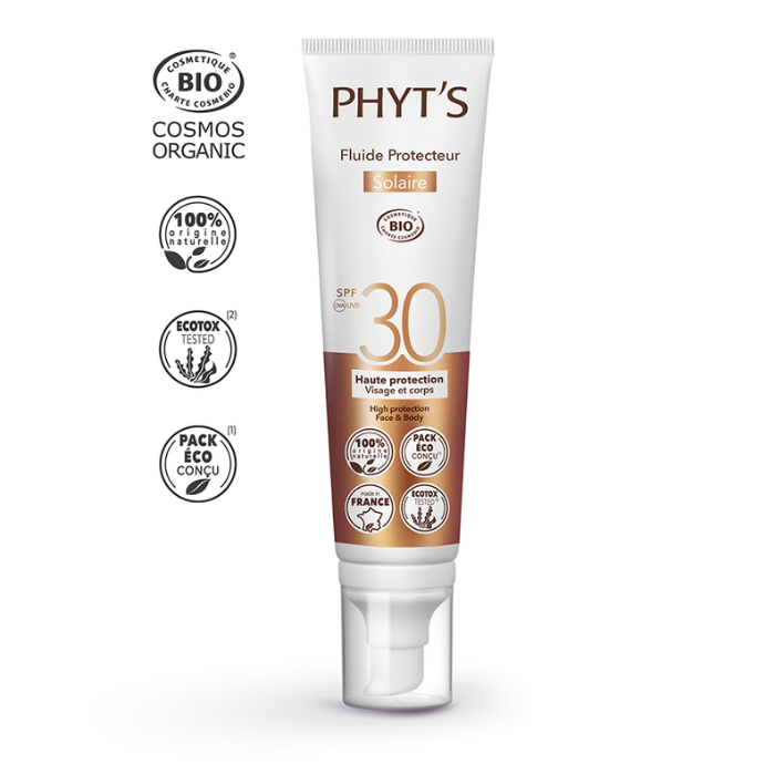 PHYTS FLUIDE PROTECTEUR SOLAIRE SPF30 100ML