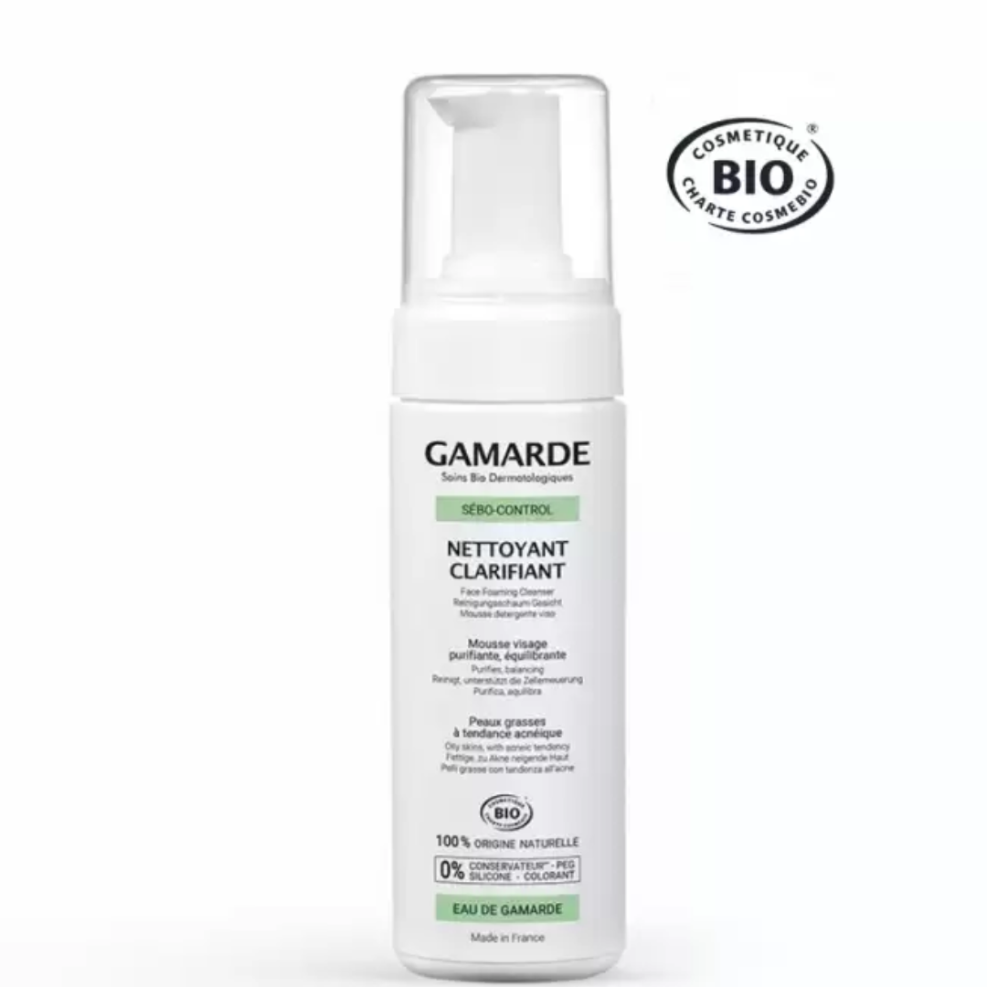 GAMARDE NETTOYANT CLARIFIANT MOUSSE VISAGE 160 ML