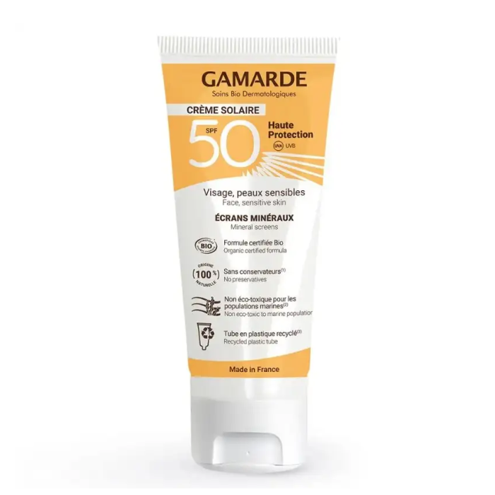 GAMARDE CREME SOLAIRE SPF 50+ ECRAN MINERAUX 40 ML