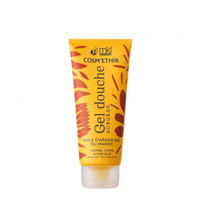 MKL COSMETHIK GEL DOUCHE SURGRAS HUILE ARGAN BIO DU MAROC 200 ML